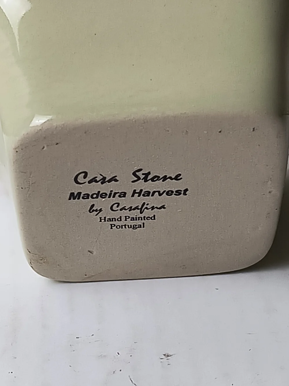Casa Stone Madeira Harvest Ceramic Vase by Casafina Sauce Dish - Dijon Gold